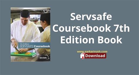 Servsafe coursebook 7th edition pdf free download. ServSafe Manager Book 7th Ed, English. $50.50. Product: ServSafe Manager Book, English. Exam Type: No exam, textbook Only. Edition: 7th Edition. Food Code: 2017 FDA Food Code. Quantity: Single (1) textbook. Product Sku: ES7. The ServSafe Manager Book is ideal for one- or two-day classroom instruction helping students prepare to take the ... 