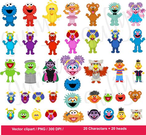 Sesame Street Printable Characters