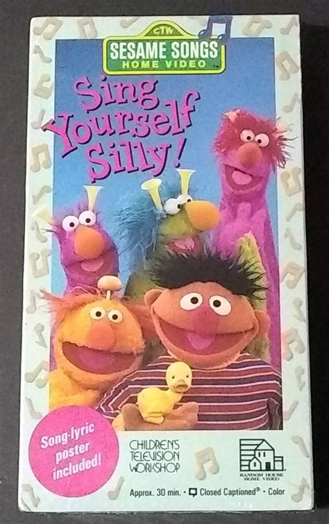 Sing Yourself Silly VHS 1996 Sesame Street Songs Home Video CTW Classic Cartoon. Opens in a new window or tab. Pre-Owned. $7.49. maggiek18-1 (74) 95.1%. or Best Offer +$4.00 shipping. Sponsored. Sesame Street : Kids Favorite Songs CD. Opens in a new window or tab. Great Prices and Quality from DeCluttr. 3m+ Feedbacks.. 