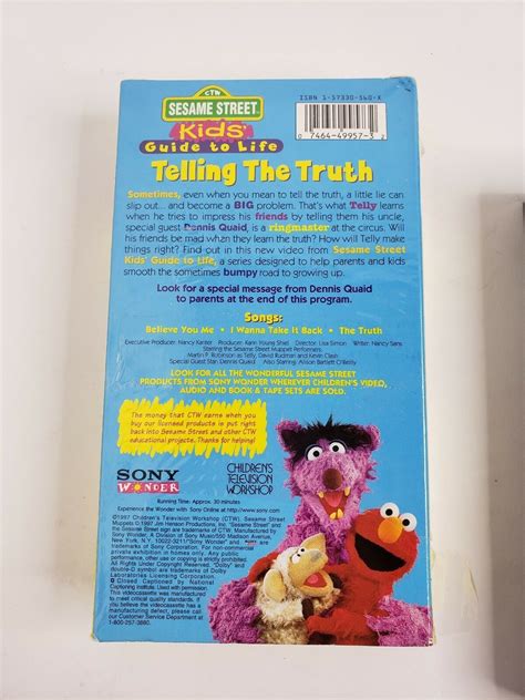 Sesame street vhs 1997. Copyright Disclaimer Under Section 107 of the Copyright Act 1976, allowance is made for "fair use" for purposes such as criticism, comment, news reporting, t... 
