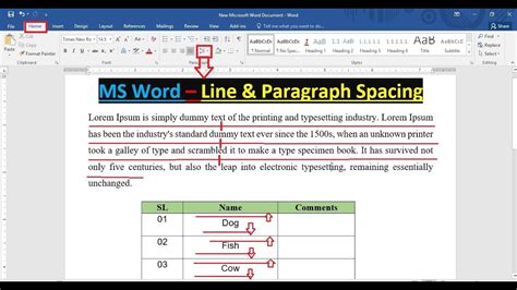 Set Line Spacing in Microsoft Word MEGATEK ICT ACADEMY