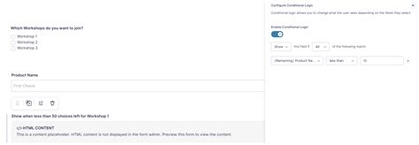 Set a maximum amount available for Gravity Forms Choices Tutorial GravityWP
