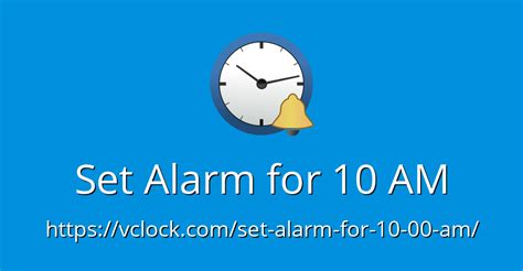 Set alarm for 10 a.m. Select the sound you want to wake you. You can choose between a beep, tornado siren, newborn baby, bike horn, music box, and sunny day. You can leave the alarm set for 11:00 AM or change the time setting. You do this by clicking on “Use different online alarm”, and then, entering the new hour and minute from the dropdown menus. 