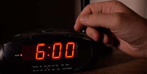 Set alarm for 6:30am to wake you up in th