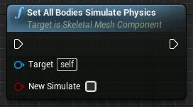 Set all bodies simulate physics.  It&rsquo;s like the mesh is frozen and then once the simul...