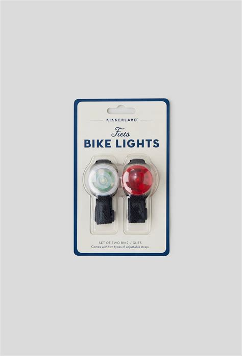 Set de lumières pour vélo Couleur Unique Kikkerland - Monoprix.fr