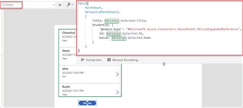 Set default value to person or group field in powerapps.  Use Patch function to up...