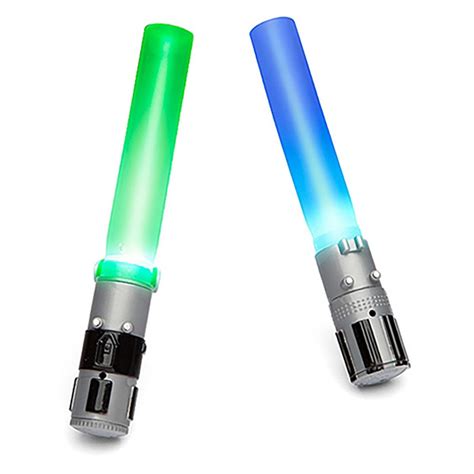 Set of 2 Blue and Gray Light-Up Star Wars Lightsaber Dive …