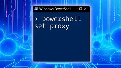 Set proxy powershell windows 10.  Among its PowerShell is a task-oriented command line shell an...