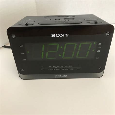 Vintage 1990s Sony DREAM MACHINE Model ICF-218 Black w/ Green Display Tested and Working. (285) $33.71. $44.95 (25% off) FREE shipping.. 