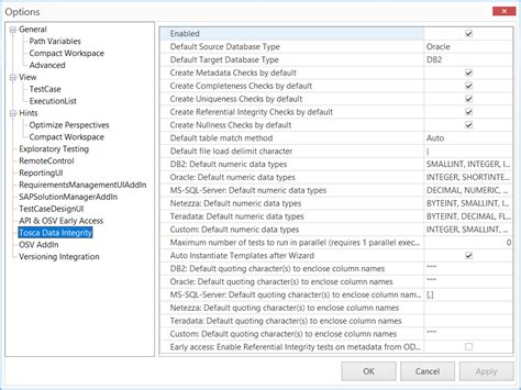 Set up Tricentis Data Integrity