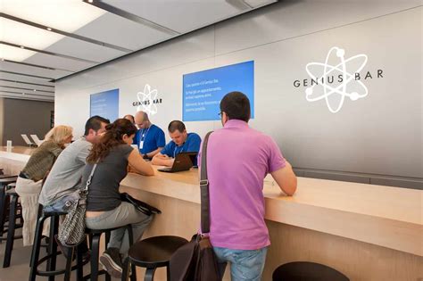 Genius Bar by appointment. available. Make a reservation