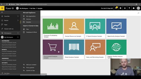 Set up interactive Power BI tiles and reports in custom D365FO