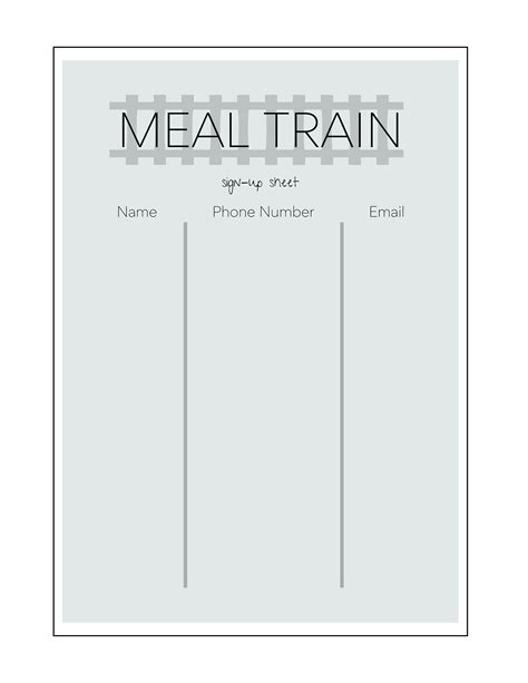 Set up meal train. Things To Know About Set up meal train. 