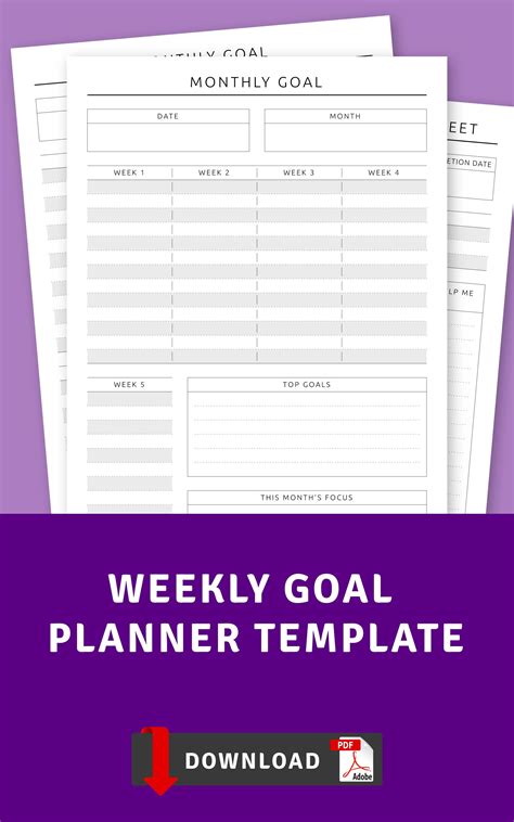 Full Download Set It Dont Forget It 2020 Goal Planner Monthly Weekly Goal Planner Journal With Habit And Fitness Tracker 85 X 11 By Kelly Wells