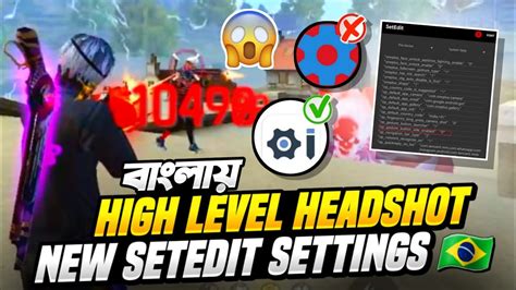 Setedit commands for free fire headshot.  In this video, we'll show yo...