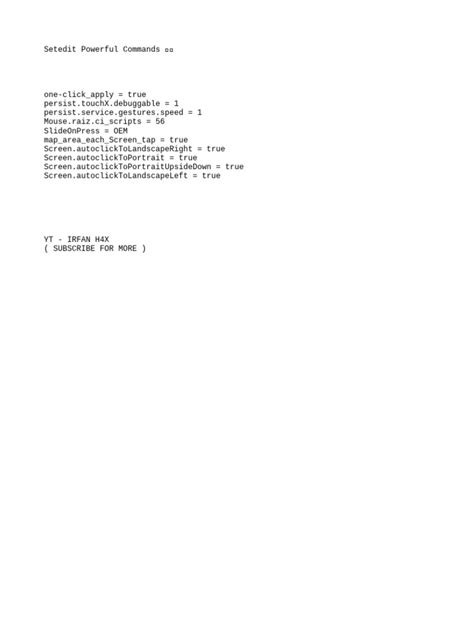 Setedit commands list.  The operation can be undone with "//undo".  Edit, gen...