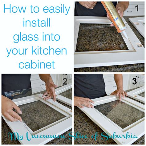 Setting Glass into Cabinet Doors - WOOD