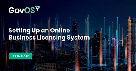 Setting Up an Online Business Licensing System GovOS