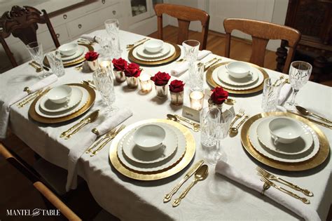 Setting for Eight Dinner for Two