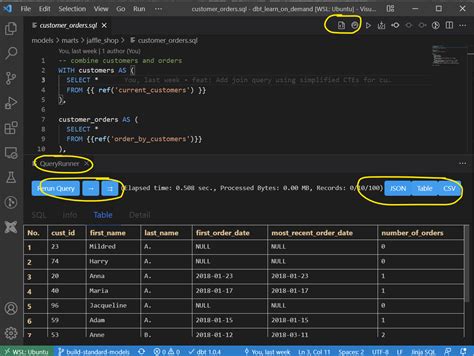 Setting up VSCode to use with the dbt CLI Show and Tell dbt