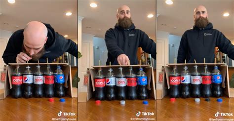 Setting up a blind taste test.  Cola&mdash;Cola Experiment What tastes better in a blin...