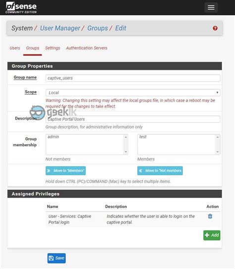 Setting up a captive portal with pfsense firewall GeekLK