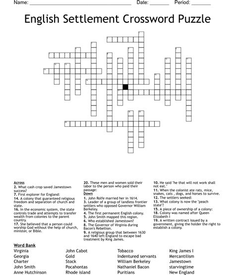 Settle early crossword puzzle clue. Early settler. Today's crossword puzzle clue is a quick one: Early settler. We will try to find the right answer to this particular crossword clue. Here are the possible solutions for "Early settler" clue. It was last seen in British quick crossword. We have 1 possible answer in our database. 