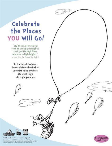 SeussvilleParents Preschool graduation, Balloon template, Seuss crafts