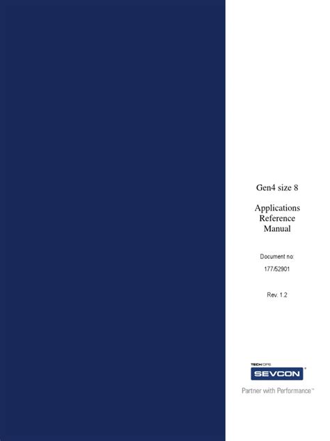 Sevcon gen4 pdf.  Technical guide for engineers.  This Gen4 size 8/10 Application Referenc...