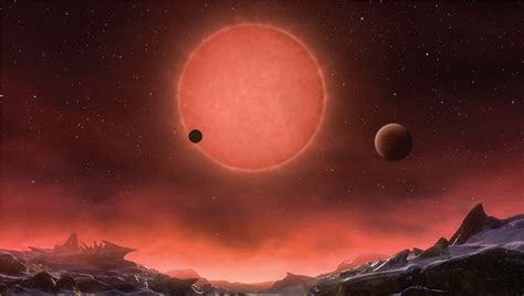 Seven Earth-sized planets found orbiting nearby red dwarf star