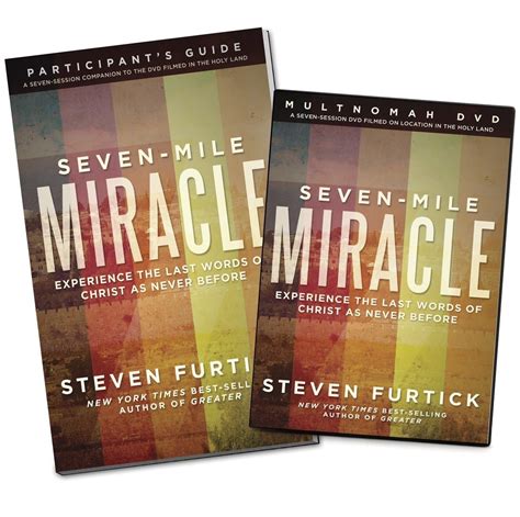Seven mile miracle dvd with participants guide experience the last words of christ as never before. - West bend elgin outboard service manual 2 40 hp.
