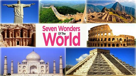 The seven Modern Civil Engineering World Wonders desi