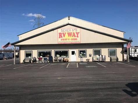 Seven O's RV Way (1) Write a Review! Recreational Vehicles & Campers-Repair & Service 8700 Brewerton Rd, Cicero, NY 13039 315-699-4441 CLOSED NOW: Today: 9:00 am - 7:00 pm Amenities: PHOTOS AND VIDEOS Add Photos Be the first to add a photo! REVIEWS Write a Review DETAILS General Info Read More Hours Regular Hours Category. 
