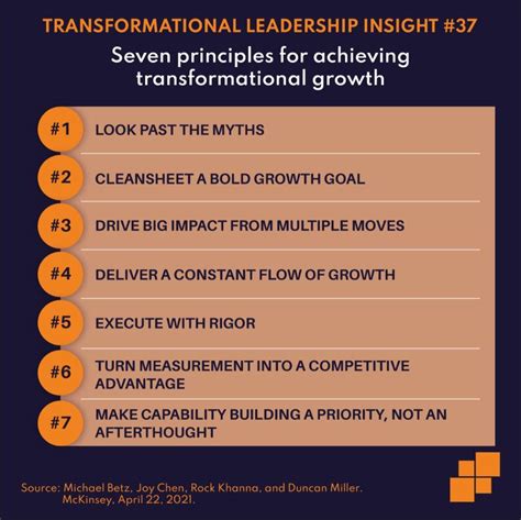 Seven principles for achieving transformational growth McKinsey