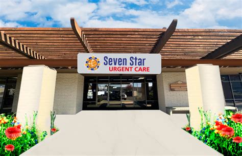 Seven star urgent care. Seven Star Medical Group is a medical group practice located in Hemet, CA that specializes in General Surgery and Obstetrics & Gynecology. ... Urgent Care; Search by ... 