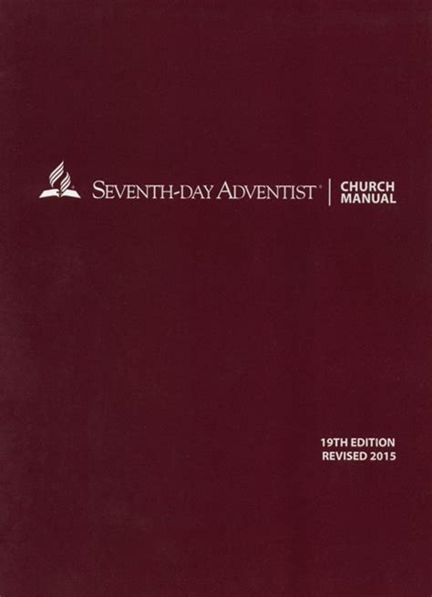 Seventh day adventist church manual 2010 18th edition. - Land rover discovery 1 manuale di riparazione tdi.
