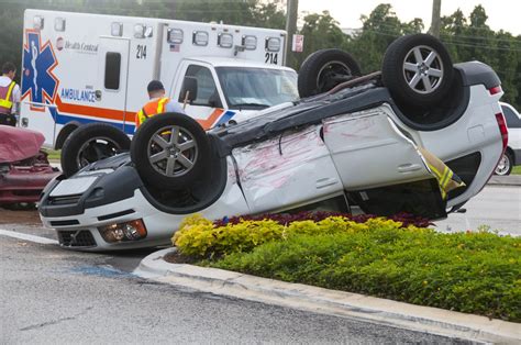 Several Hurt in Rollover Crash on Robb Drive [Las Vegas, NV]