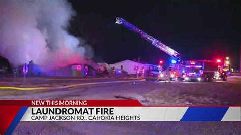 Several departments responding to laundromat fire in Cahokia Heights, Illinois