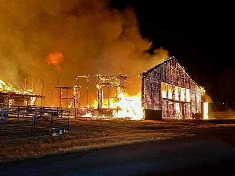 Several horses killed in large Franktown barn fire