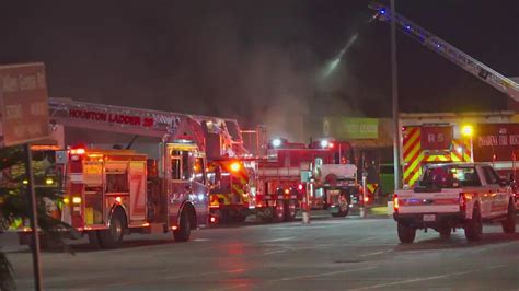 Several suburban businesses damaged in fire; No injuries reported