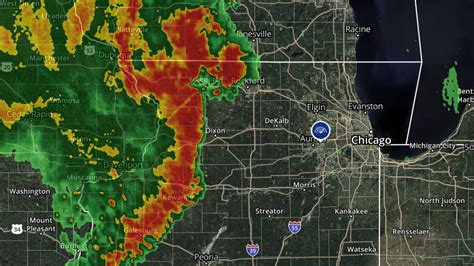 Severe Thunderstorm Warning issued for Chicago area
