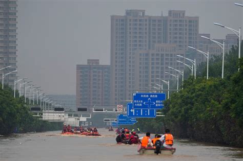 Severe flooding follows days of record rainfall in Beijing
