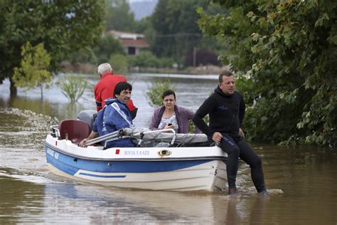 Severe flooding in Greece leaves at least 4 dead and 6 missing, villages cut off