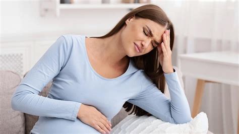 Severe headaches while pregnant second trimester.  causing discomfort or distr...