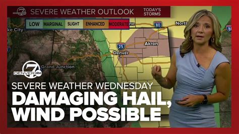 Severe storm threat for Denver area