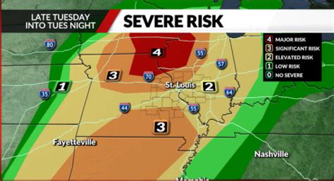 Severe storm threats clear in St. Louis area, heading east