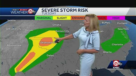 Severe storms possible Tuesday into Wednesday morning