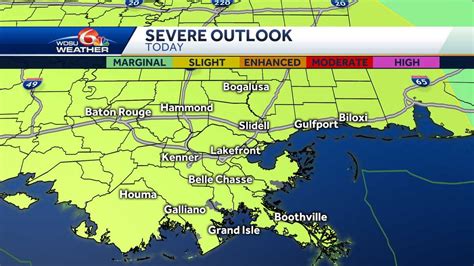 Severe thunderstorm threat this afternoon and evening