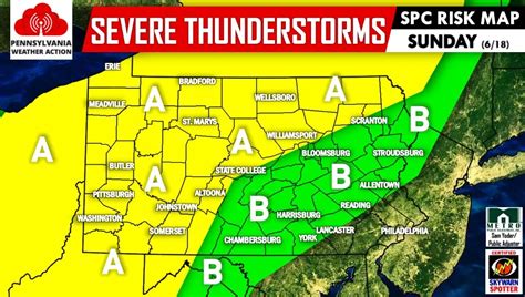 Severe thunderstorms possible Sunday and Monday